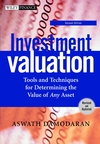 Investment Valuation: Tools and Techniques for Determining the Value of Any Asset, 2nd Edition (Book)